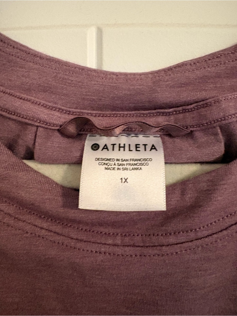 Athleta Mauve Cold-Shoulder Tank Top - Picture 2 of 6